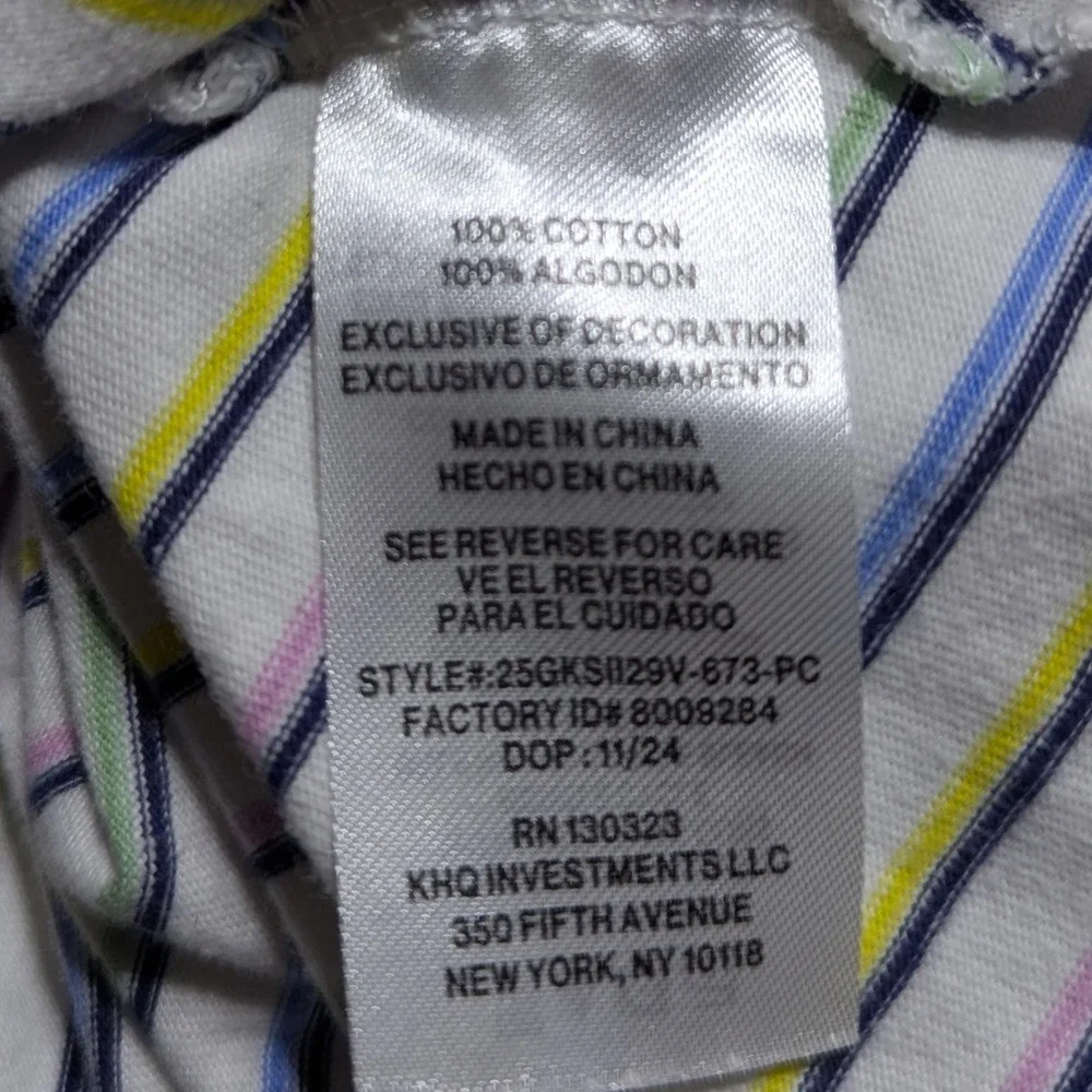 GAP Kids Rainbow Stripe‎ Cotton Dress | Size 4T